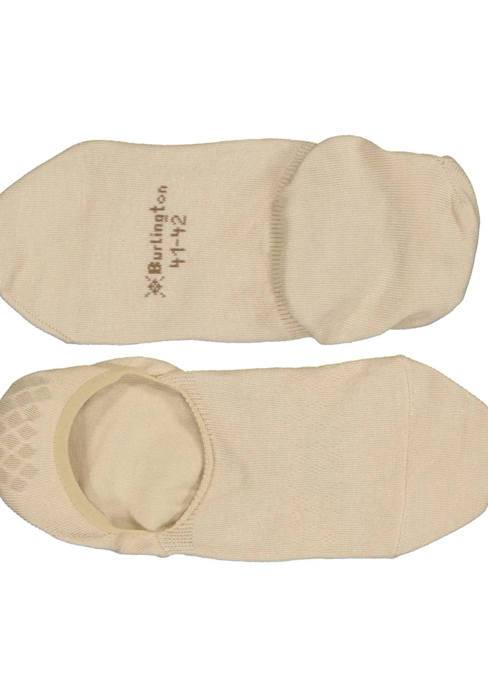 Burlington Everyday dames invisible sokken (2-pack), katoen, beige (gravel)