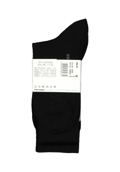 Burlington Everyday damessokken (2-pack), katoen, zwart en geruit