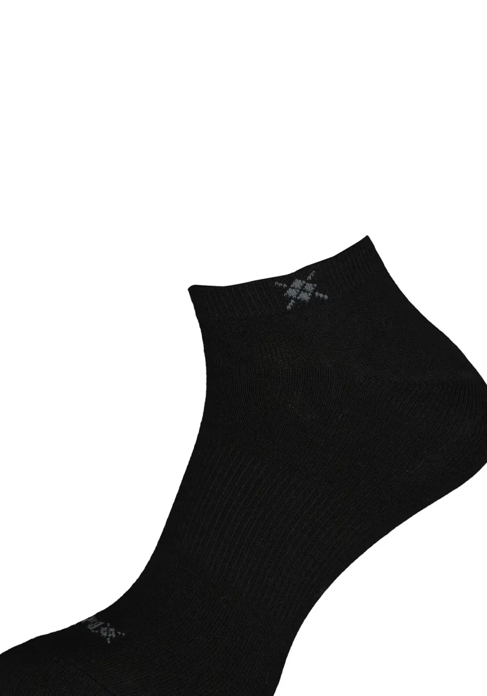 Burlington Everyday heren enkelsokken (2-pack), katoen, zwart