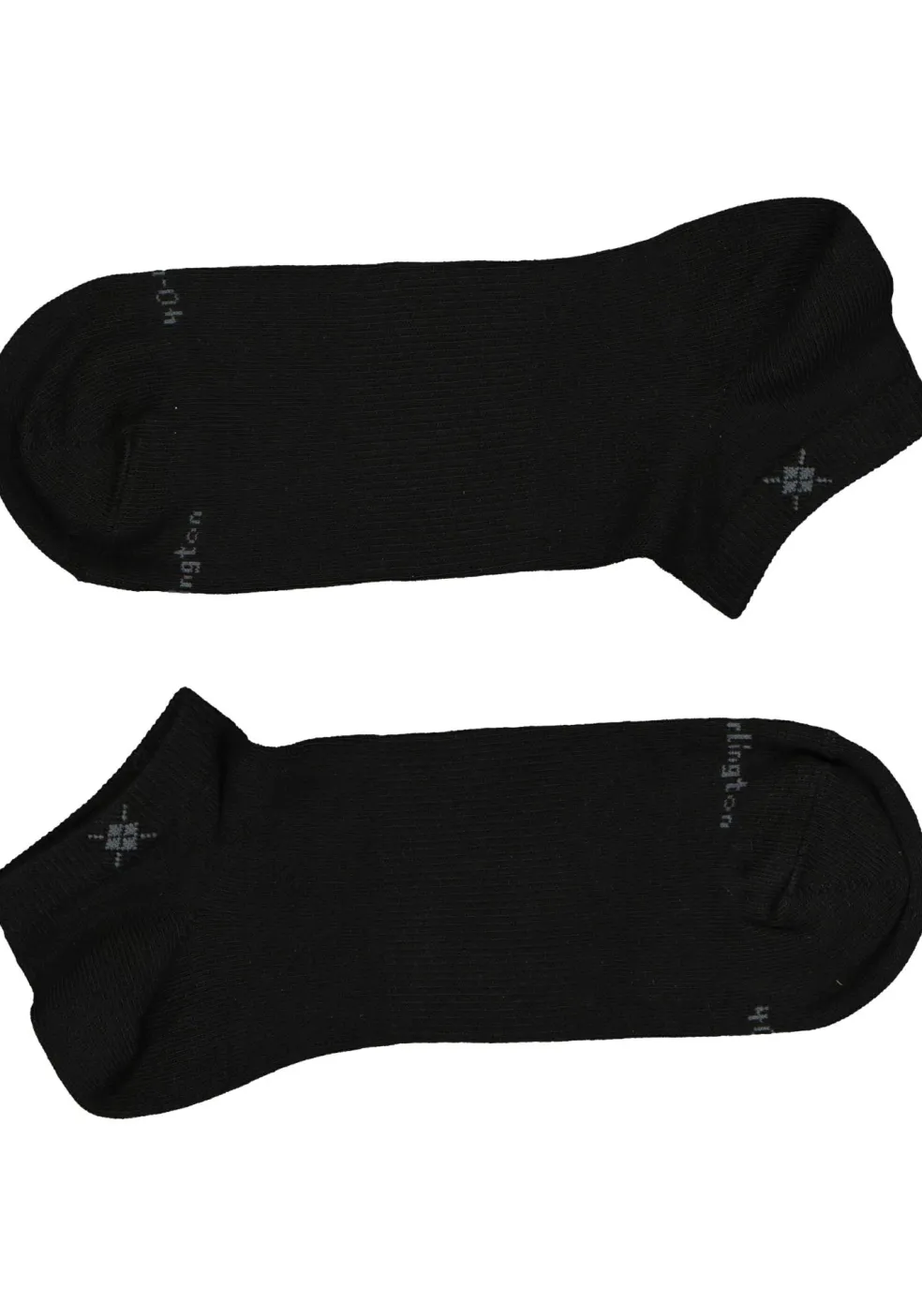 Burlington Everyday heren enkelsokken (2-pack), katoen, zwart