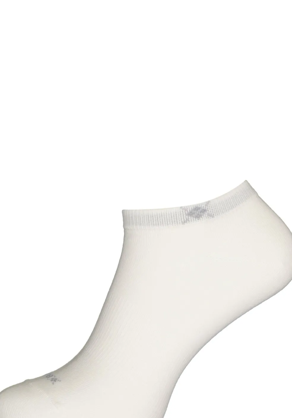 Burlington Everyday heren enkelsokken (2-pack), katoen, wit