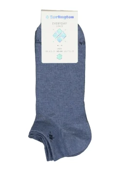 Burlington Everyday heren enkelsokken (2-pack), katoen, jeans blauw