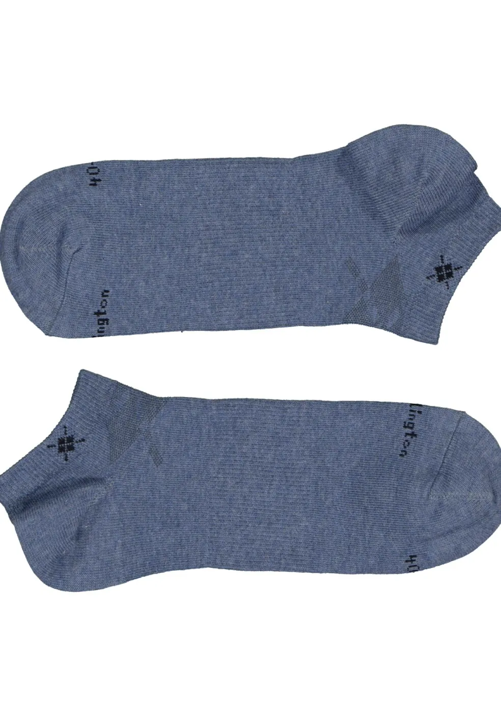 Burlington Everyday heren enkelsokken (2-pack), katoen, jeans blauw