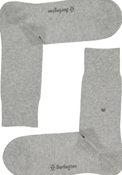 Burlington Everyday herensokken (2-pack), katoen, licht grijs