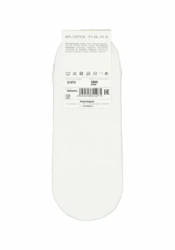 Burlington Everyday invisible herensokken (2-pack), katoen, wit