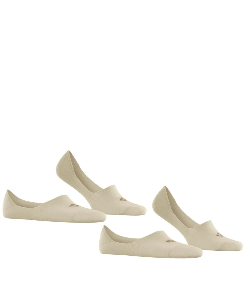 Burlington Everyday 2-Pack heren invisible sokken, beige (gravel)