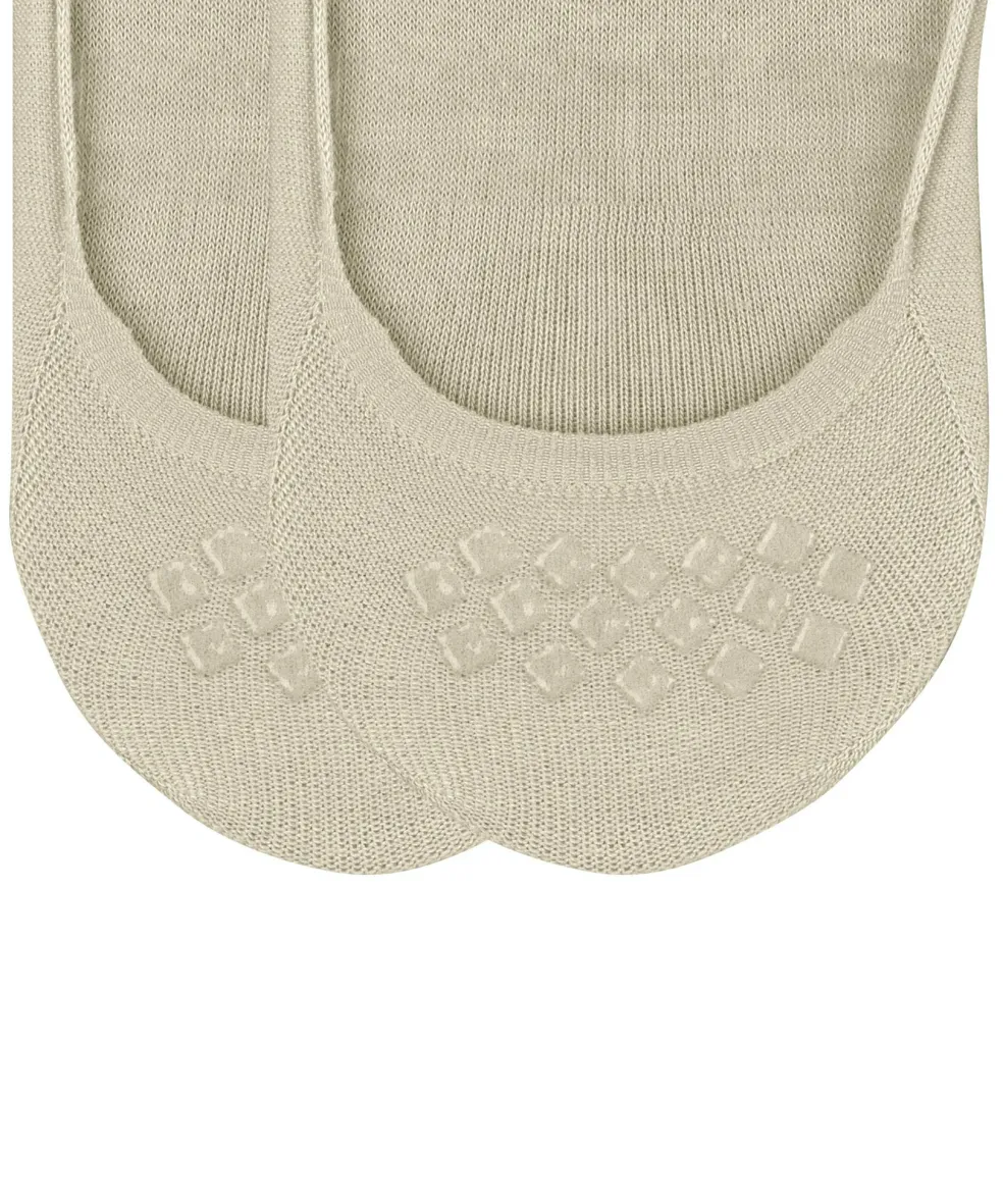 Burlington Everyday 2-Pack heren invisible sokken, beige (gravel)