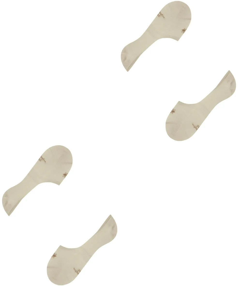 Burlington Everyday 2-Pack heren invisible sokken, beige (gravel)