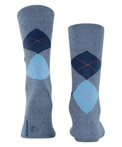 Burlington King herensokken, turquoise (turquoise)