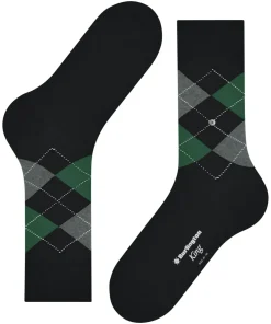 Burlington King herensokken, zwart (black)