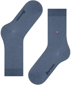 Burlington Lady damessokken, blauw (light jeans)