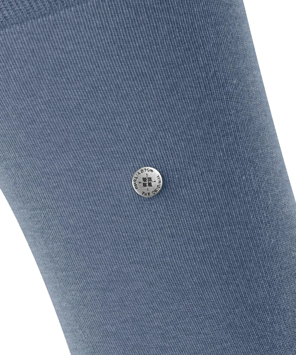 Burlington Lord herensokken, blauw (light jeans)