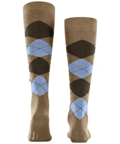 Burlington Manchester heren kniekousen, beige (beige)