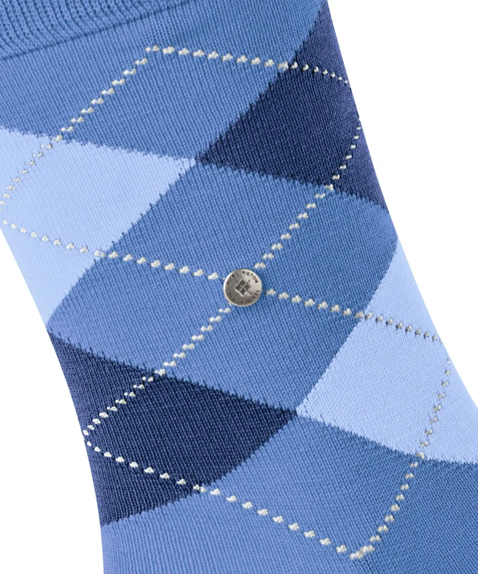 Burlington Manchester herensokken, turquoise (turquoise)