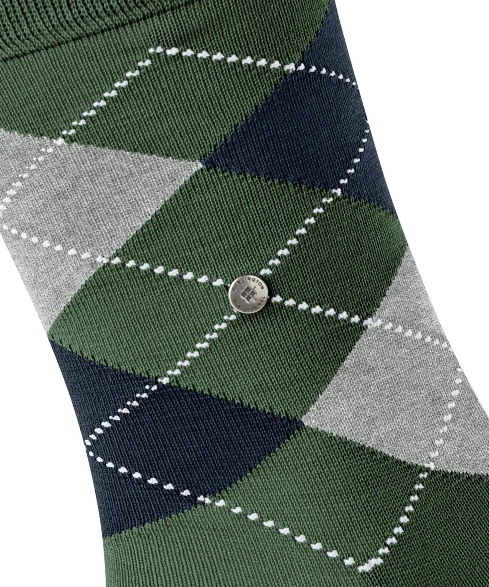 Burlington Manchester herensokken, groen (mountain green)