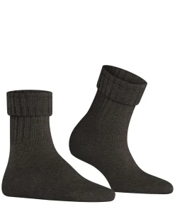 Burlington Plymouth damessokken, bruin (dark brown)