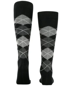 Burlington Preston heren kniekousen, wit (pearl)