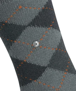 Burlington Preston herensokken, grijs (light grey)