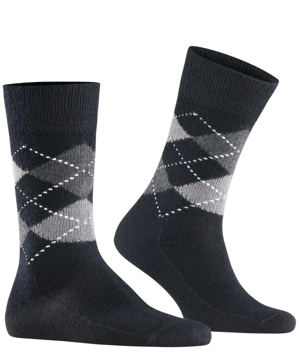 Burlington Preston herensokken, wit (pearl)