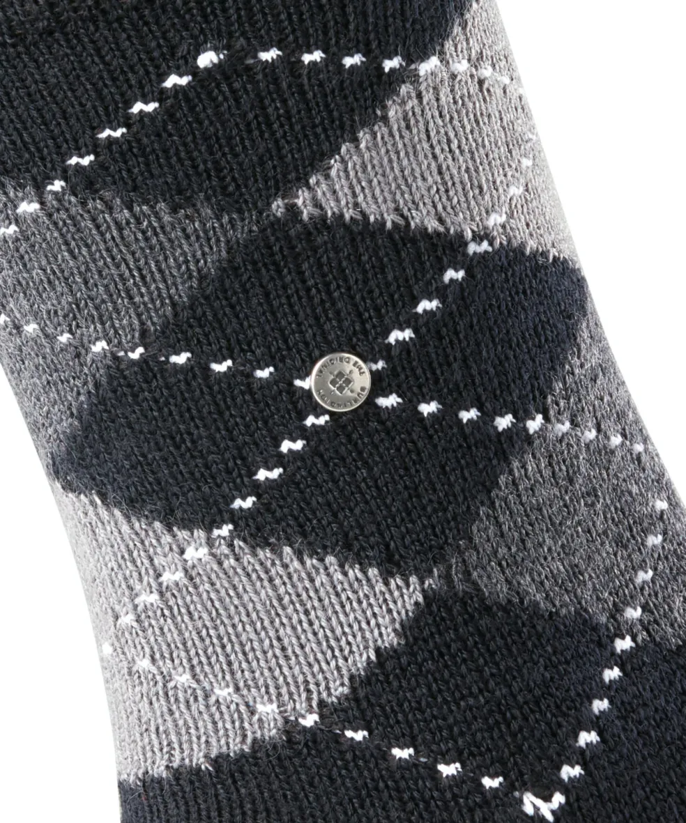 Burlington Preston herensokken, wit (pearl)