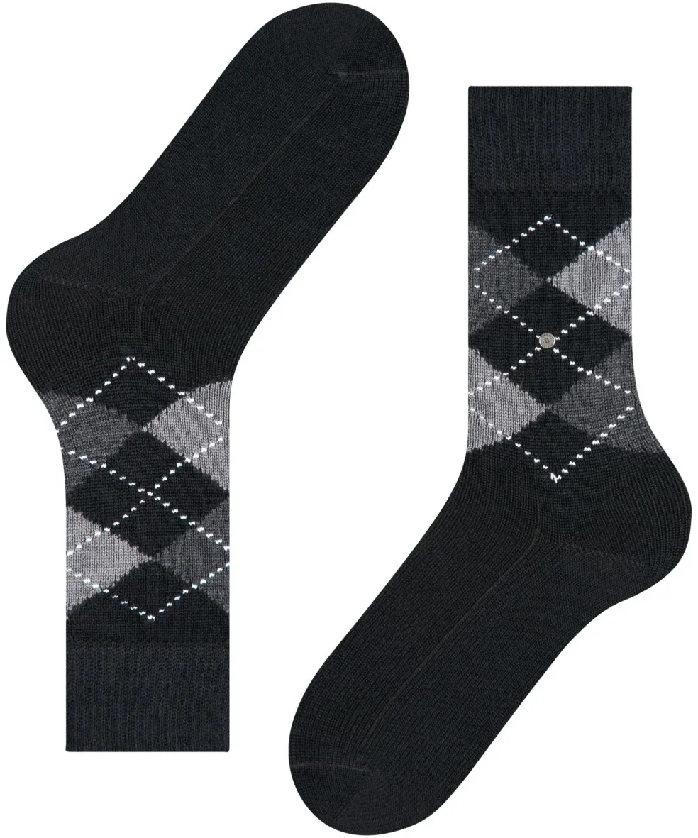 Burlington Preston herensokken, wit (pearl)