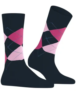 Burlington Queen damessokken, blauw (marine)