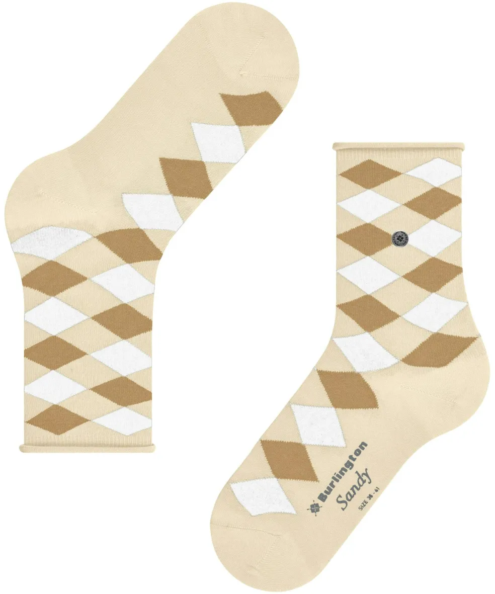 Burlington Sandy damessokken, beige (cream)