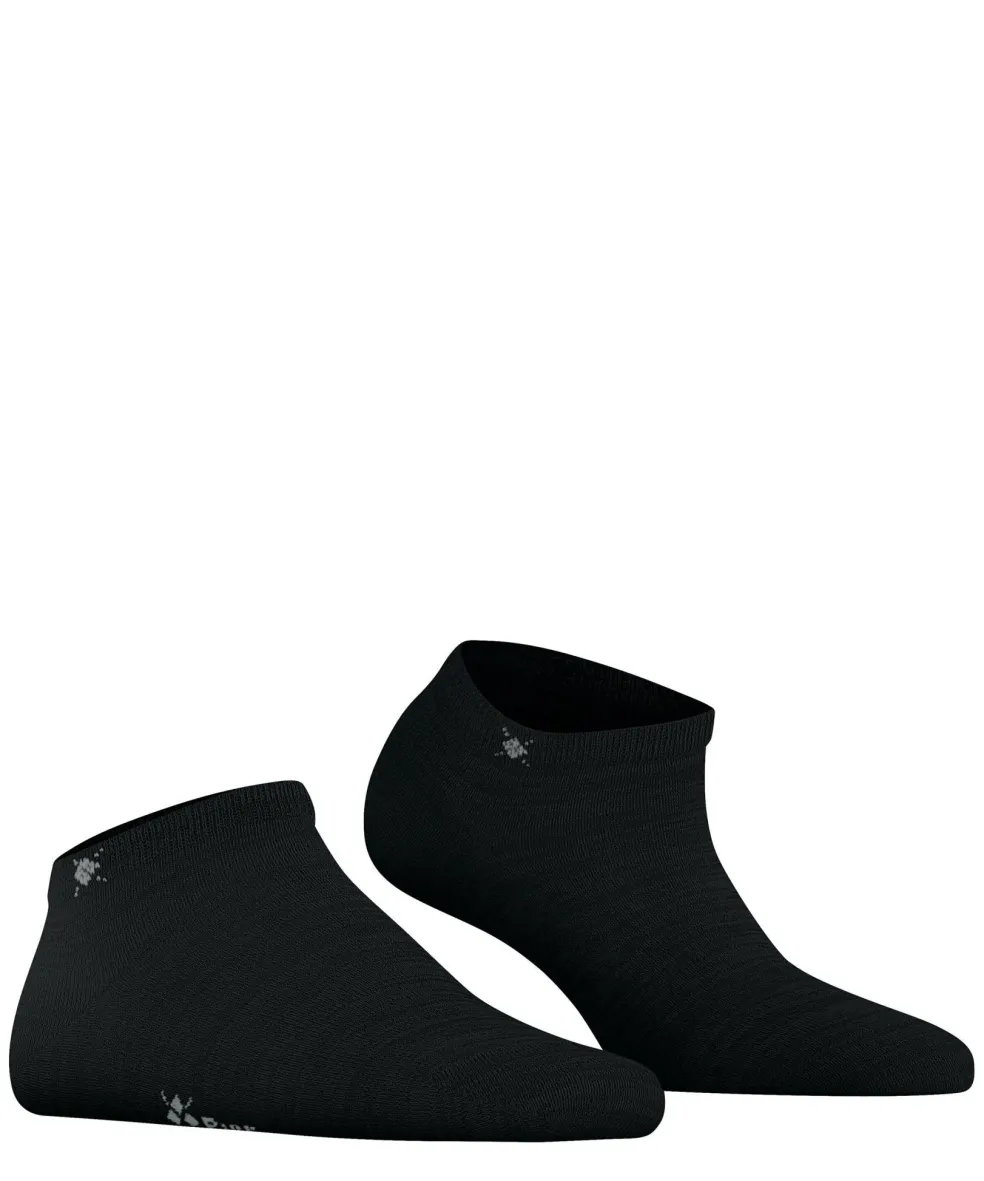 Burlington Soho Vibes dames sneakersokken, zwart (black)