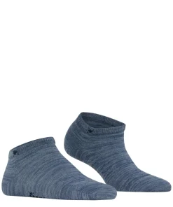 Burlington Soho Vibes dames sneakersokken, blauw (light jeans)