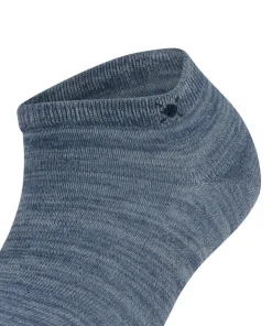 Burlington Soho Vibes dames sneakersokken, blauw (light jeans)