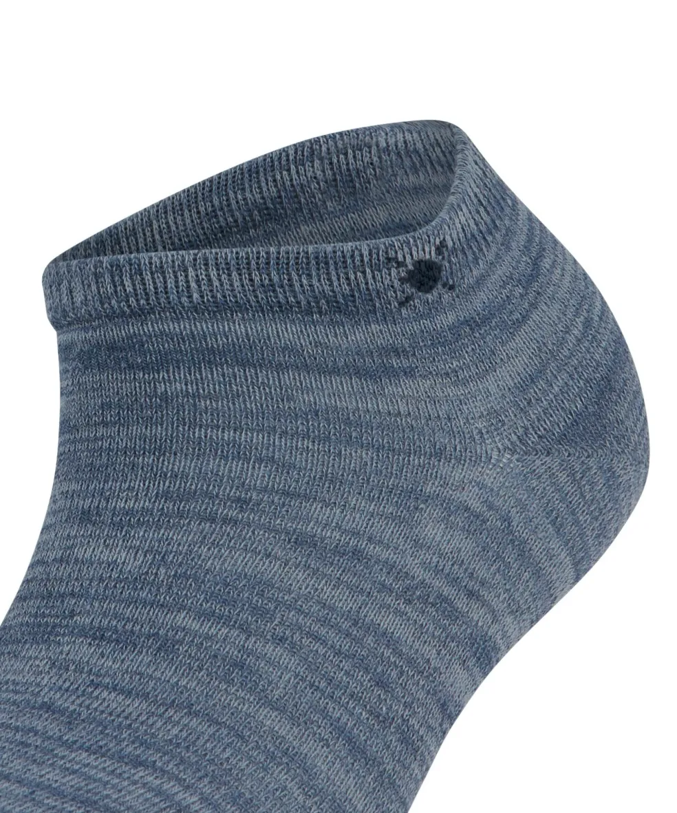Burlington Soho Vibes dames sneakersokken, blauw (light jeans)