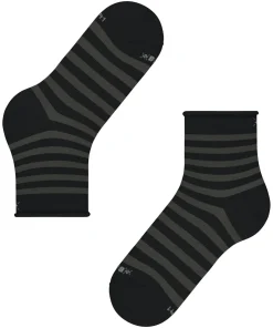 Burlington Swansea damessokken, zwart (black)
