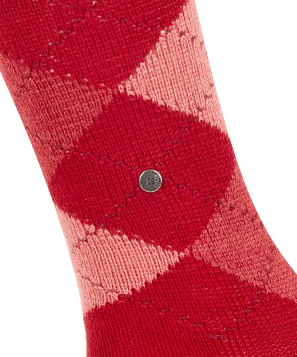 Burlington Whitby dames kniekousen, rood (vermillion red)