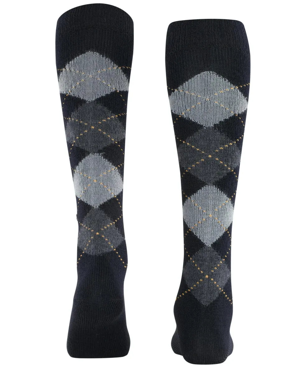 Burlington Whitby dames kniekousen, zwart (black)