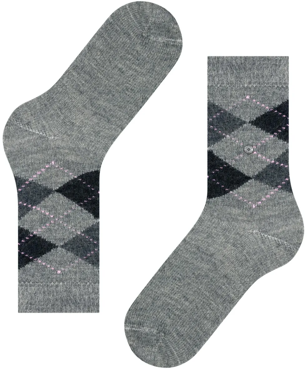 Burlington Whitby damessokken, grijs (grau)