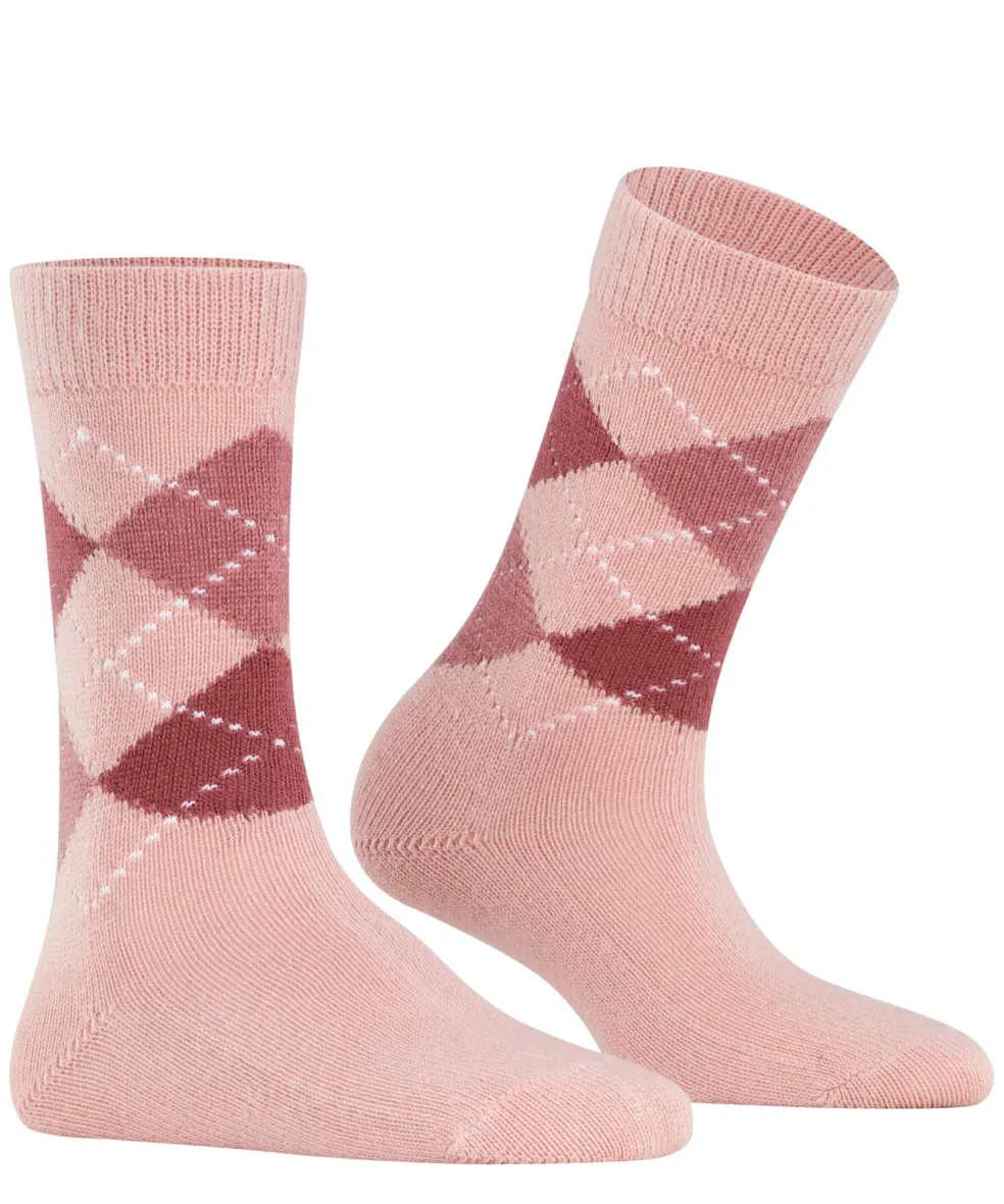 Burlington Whitby damessokken, roze (primrose)