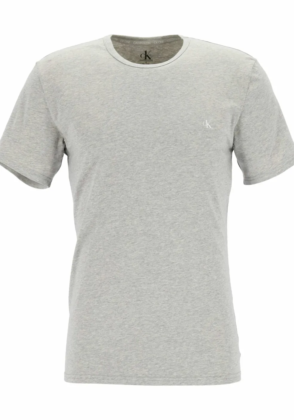 Calvin Klein CK ONE cotton crew neck T-shirts (2-pack), heren T-shirts O-hals, zwart en grijs melange