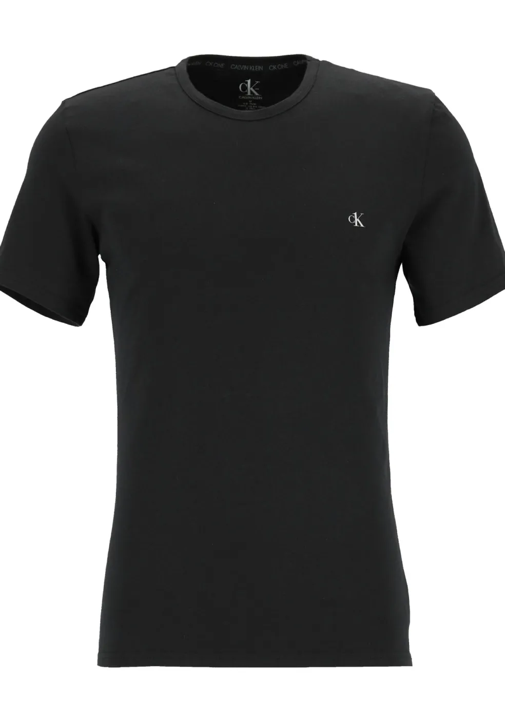 Calvin Klein CK ONE cotton crew neck T-shirts (2-pack), heren T-shirts O-hals, zwart