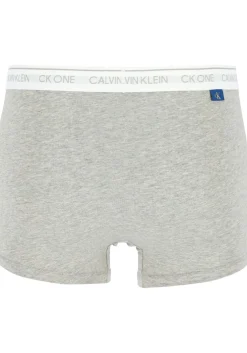 Calvin Klein CK ONE Cotton trunk (1-pack), heren boxer normale lengte, grijs melange