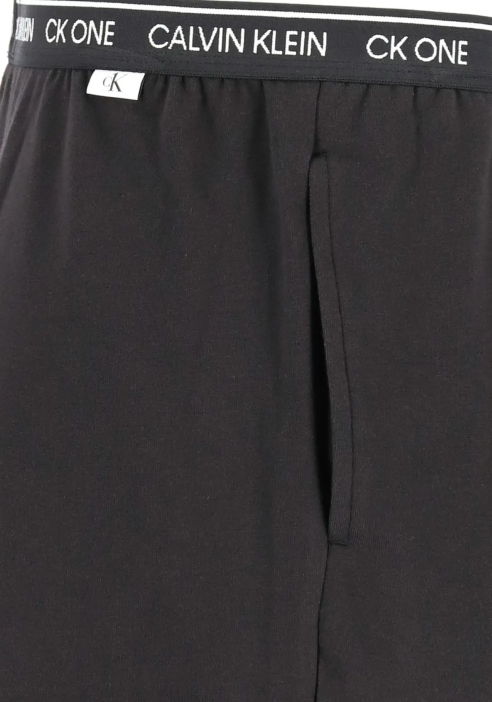 Calvin Klein CK ONE Lounge short, heren lounge joggingbroek kort, middeldik, zwart