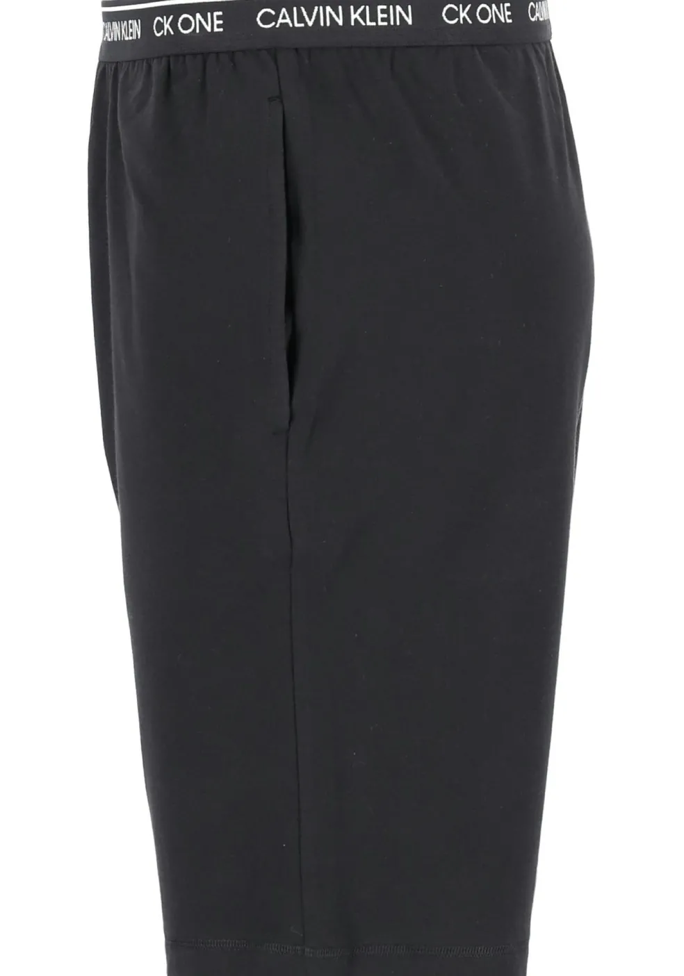 Calvin Klein CK ONE Lounge sleep short, heren lounge joggingbroek kort, dun, zwart
