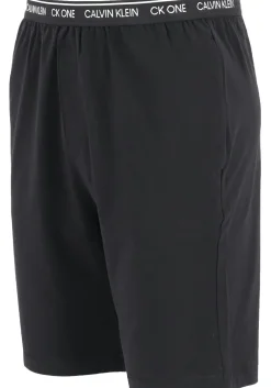 Calvin Klein CK ONE Lounge sleep short, heren lounge joggingbroek kort, dun, zwart