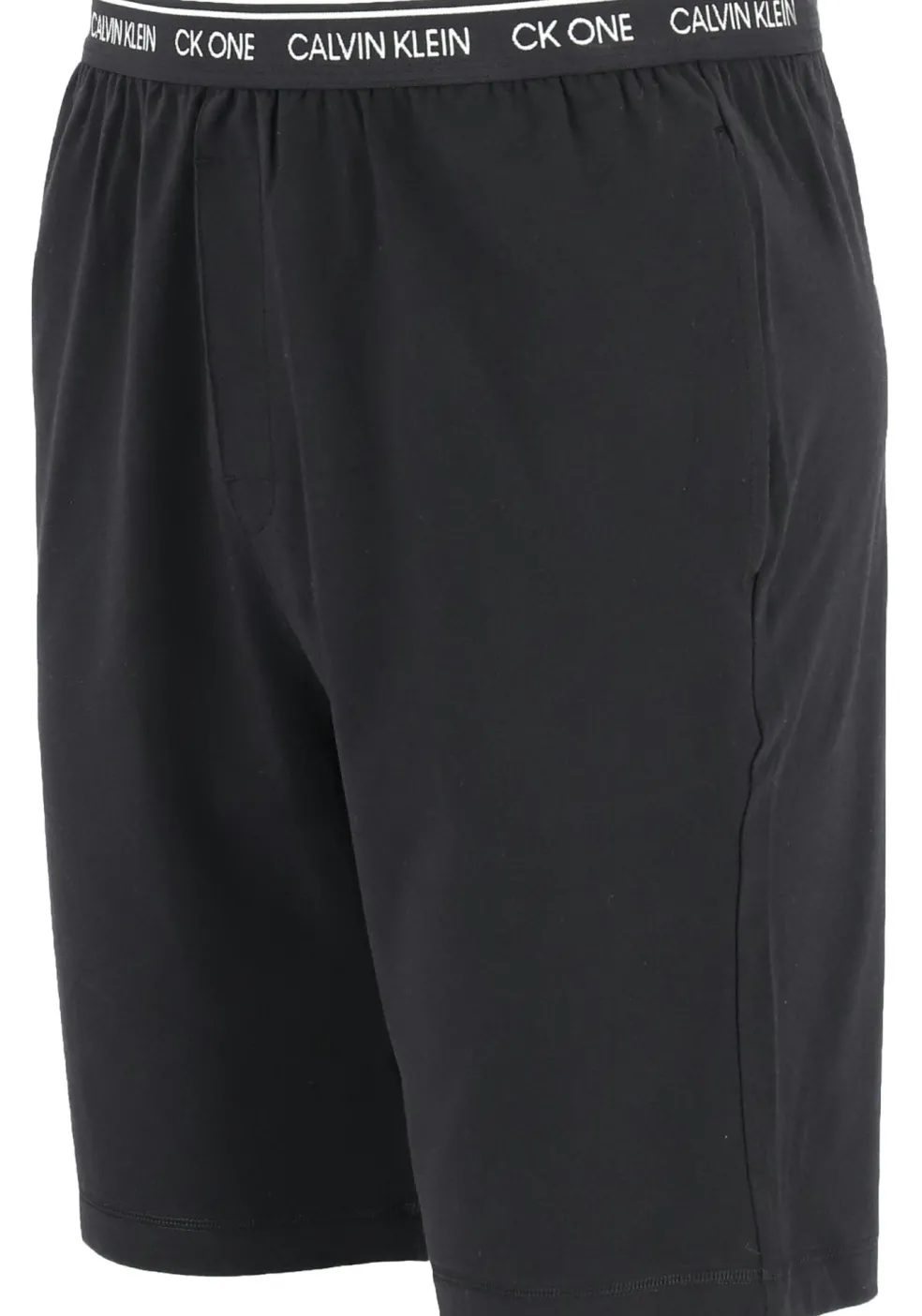 Calvin Klein CK ONE Lounge sleep short, heren lounge joggingbroek kort, dun, zwart