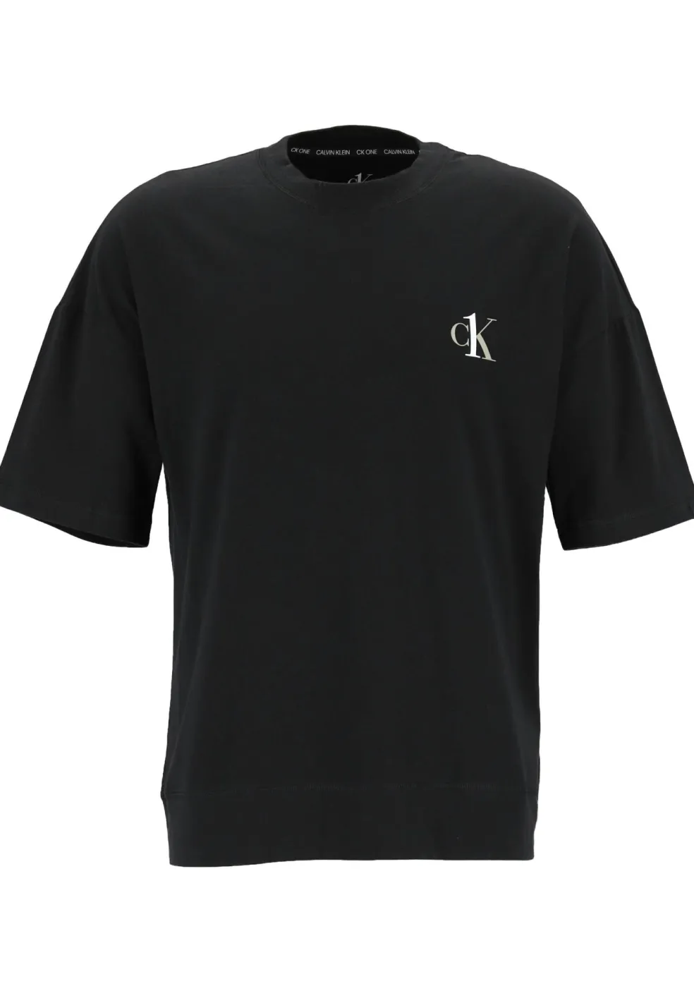 Calvin Klein CK ONE lounge T-shirt, heren lounge T-shirt O-hals, zwart