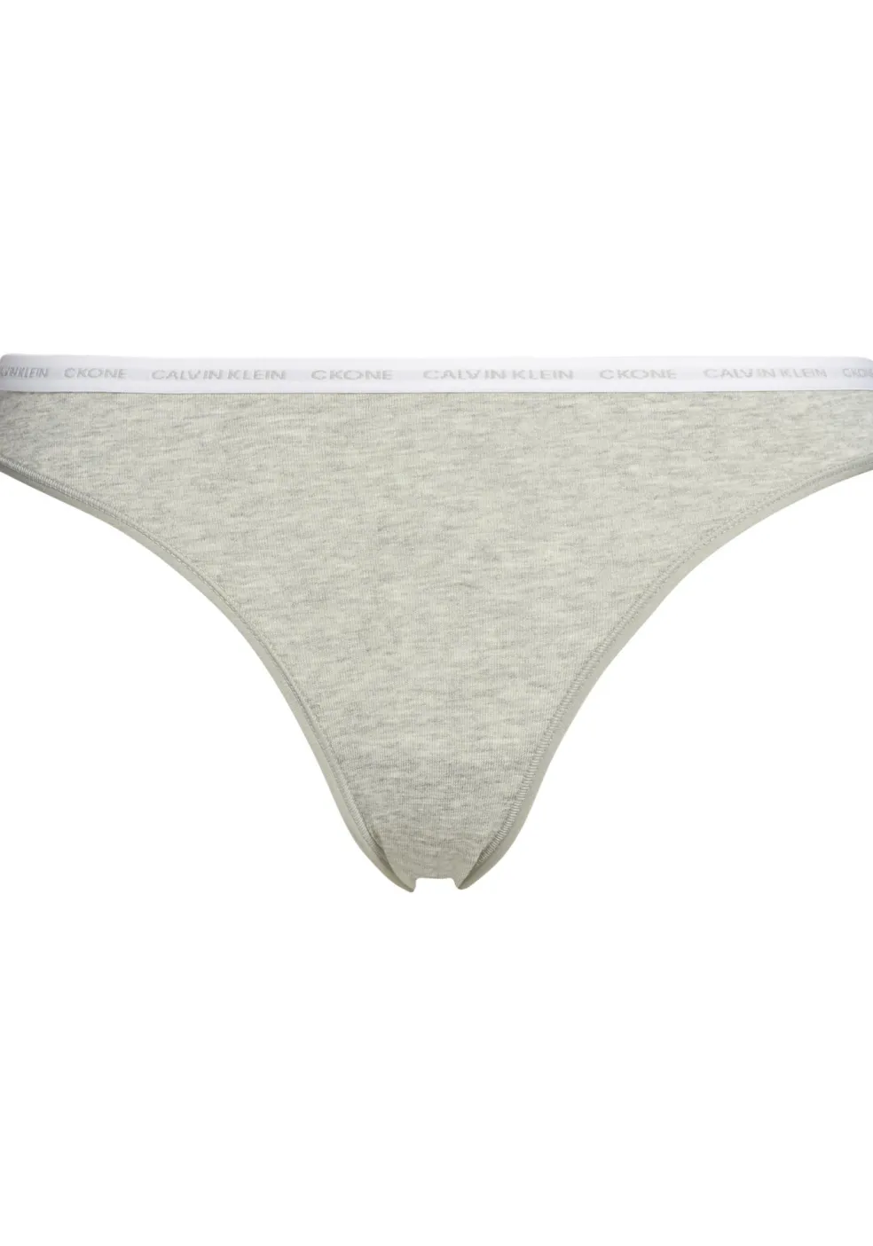 Calvin Klein dames CK ONE Cotton slips (2-pack), grijs melange