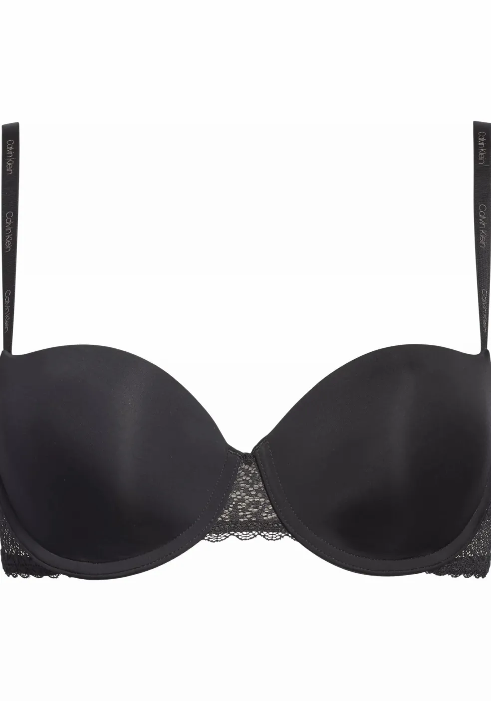 Calvin Klein dames Flirty lightly lined balconette bra, beugel BH, zwart