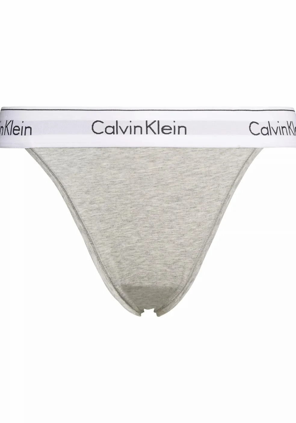 Calvin Klein dames high leg tanga (1-pack), tanga slip, grijs