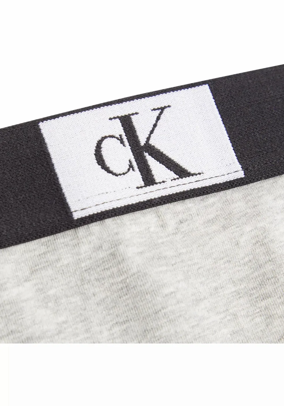Calvin Klein dames high waist Brazilian (1-pack), Brazilian slip met hoge taille, grijs