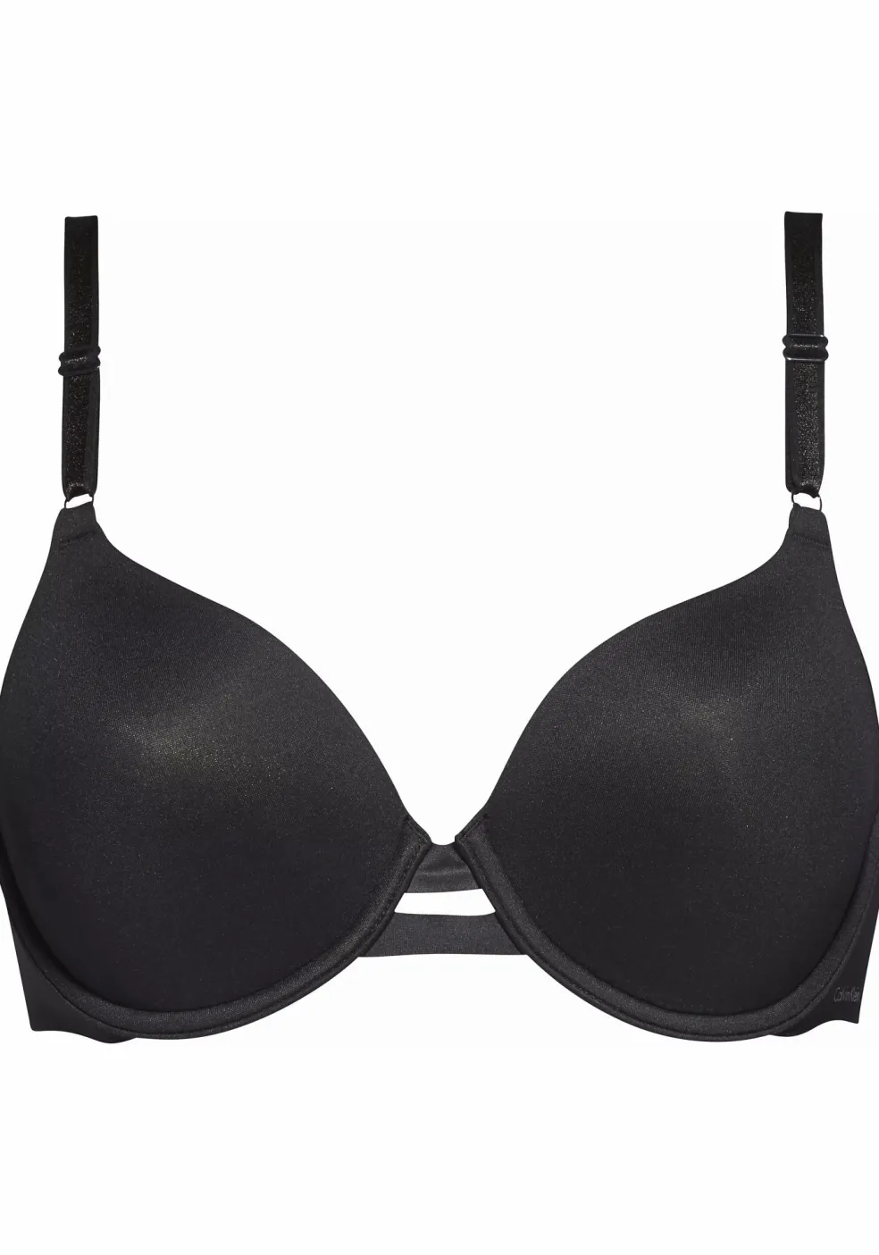 Calvin Klein dames Invisible T-shirt bra, beugel BH, zwart