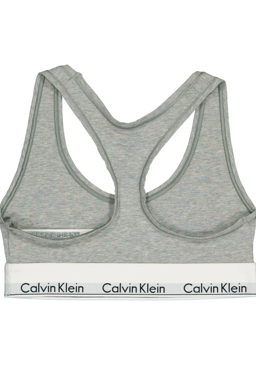 Calvin Klein dames Modern Cotton bralette top, ongevoerd, grijs